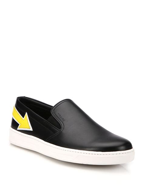 Prada slip on sneakers sale